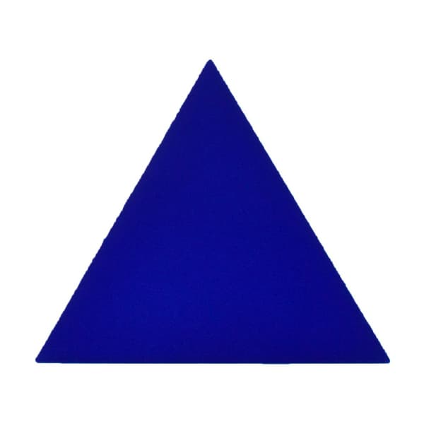 3D koristeellinen vaahtomuovi seinäpaneeli WallMarket Triangle tummansininen, paksuus 4,5 cm
