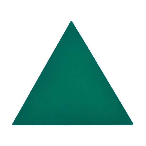 3D dekorativt skumvægpanel WallMarket Trekant grøn, tykkelse 3,5 cm