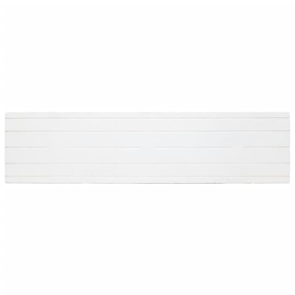 3D-seinäpaneelit 14 kpl valkoinen ja punainen 100x25 cm EPS