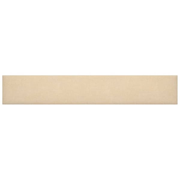 vægpaneler 12 stk. 90x15 cm 1,62 m² stof cremefarvet