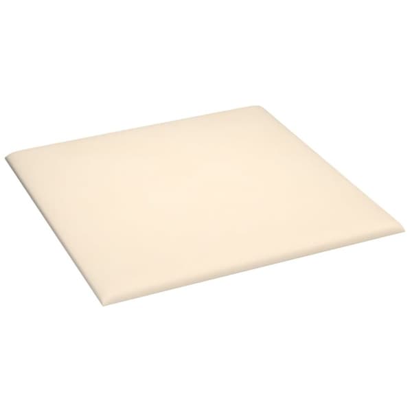 Seinäpaneelit, 12 kpl, kerma, 30x30 cm, sametti, 1,08 m²