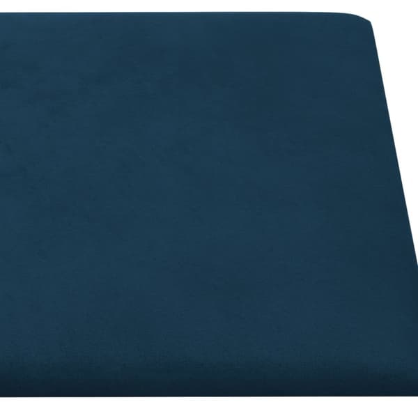 vægpaneler 12 stk. 60x30 cm 2,16 m² fløjl blå