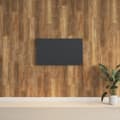 Miniatyrbild 1 av 2: Väggpaneler träimitation brun PVC 2,06 m²