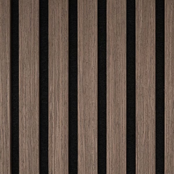 WallArt Aku akustiska väggpaneler mörk ek 4 st
