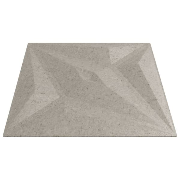 Seinäpaneelit 48 kpl Betoni 50x50 cm XPS 12 m² Tähti