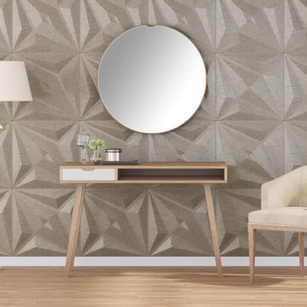 Seinäpaneelit 48 kpl Betoni 50x50 cm XPS 12 m² Tähti