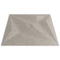Miniatyrbild 6 av 7: Väggpaneler 12 st beton 50x50 cm XPS 3 m² stjärna