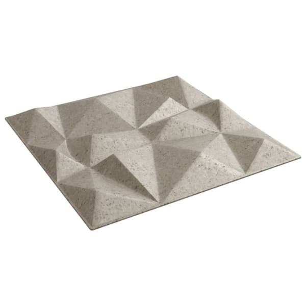 Seinäpaneelit 12 kpl Betoni 50x50 cm XPS 3 m² Timantti