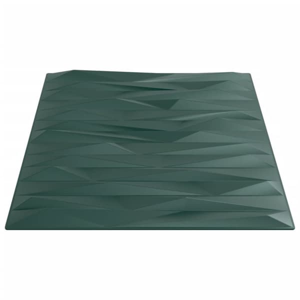 Seinäpaneelit 12 kpl Vihreä 50x50 cm XPS 3 m² Kivi