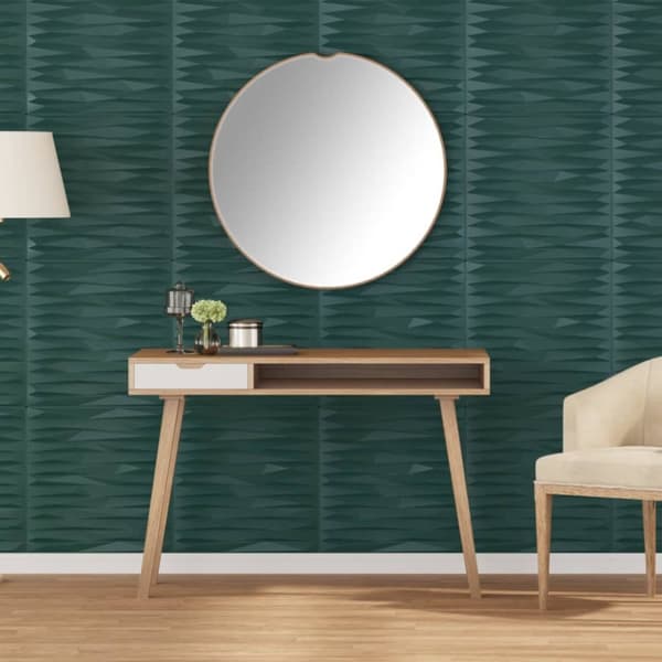 Seinäpaneelit 12 kpl Vihreä 50x50 cm XPS 3 m² Kivi
