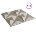 Miniatyrbillede 4 af 7: vægpaneler 12 stk. 50x50 cm 3 m² XPS origami beton