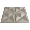 Miniatyrbillede 6 af 7: vægpaneler 12 stk. 50x50 cm 3 m² XPS origami beton