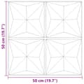 Miniatyrbillede 7 af 7: vægpaneler 12 stk. 50x50 cm 3 m² XPS origami beton
