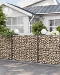 Miniatyrbild 6 av 6: Rootz Gabion Wall Kit - Stålnätpaneler - Galvaniserade Gabions - Landskapsstenar - 100 cm x 90 cm x 30 cm - Utomhusdekor - 57,5 ​​kg.