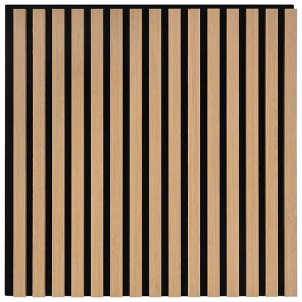 vidaXL akustiske veggpaneler 8 stk lamell 60,5x60 cm eikefiner