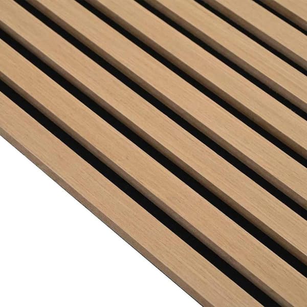 vidaXL akustiske veggpaneler 8 stk lamell 60,5x60 cm eikefiner