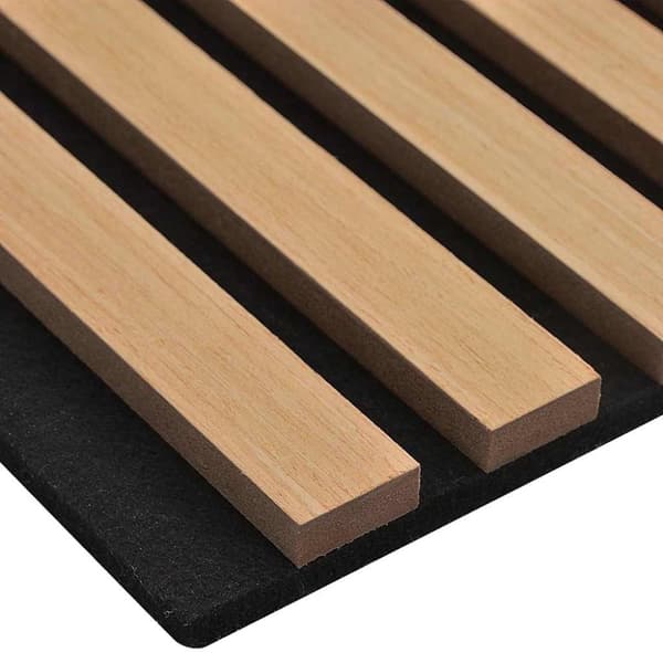 vidaXL akustiske veggpaneler 8 stk lamell 60,5x60 cm eikefiner