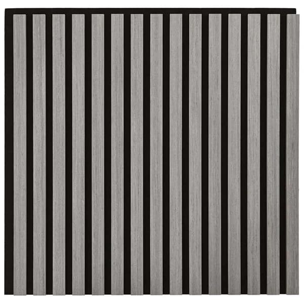 vidaXL akustiske veggpaneler 2 stk lamell 60,5x60 cm eikefiner