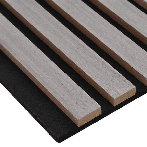 vidaXL akustiske veggpaneler 2 stk lamell 60,5x60 cm eikefiner