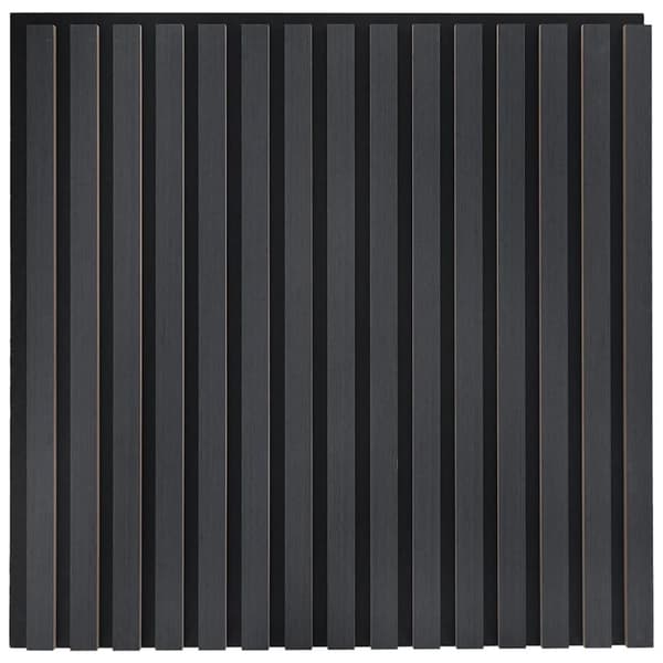vidaXL akustiske veggpaneler 2 stk lamell 60,5x60 cm eikefiner