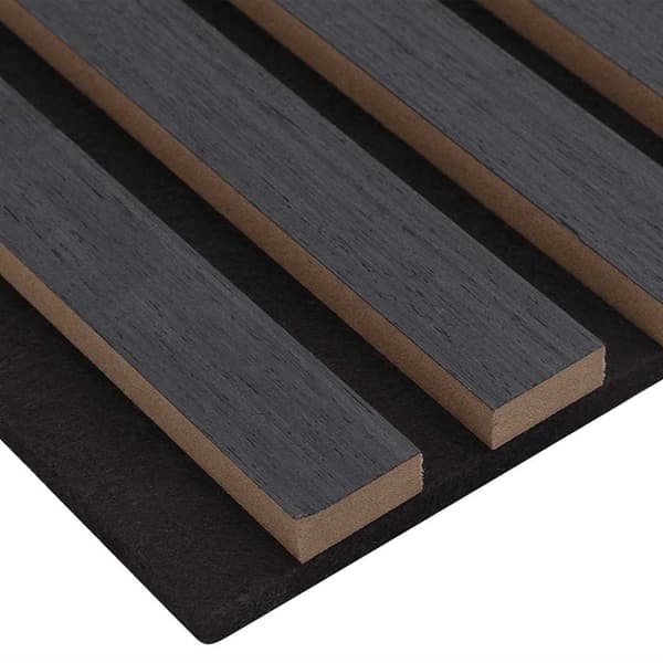 vidaXL akustiske veggpaneler 2 stk lamell 60,5x60 cm eikefiner