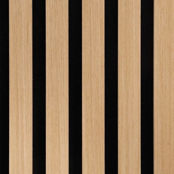 vidaXL akustiske veggpaneler 2 stk lamell 60,5x60 cm eikefiner
