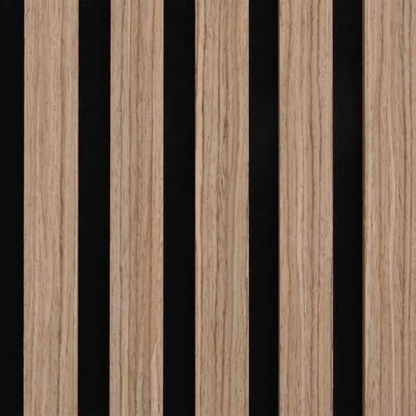 vidaXL akustiske veggpaneler 8 stk lamell 60,5x60 cm eikefiner