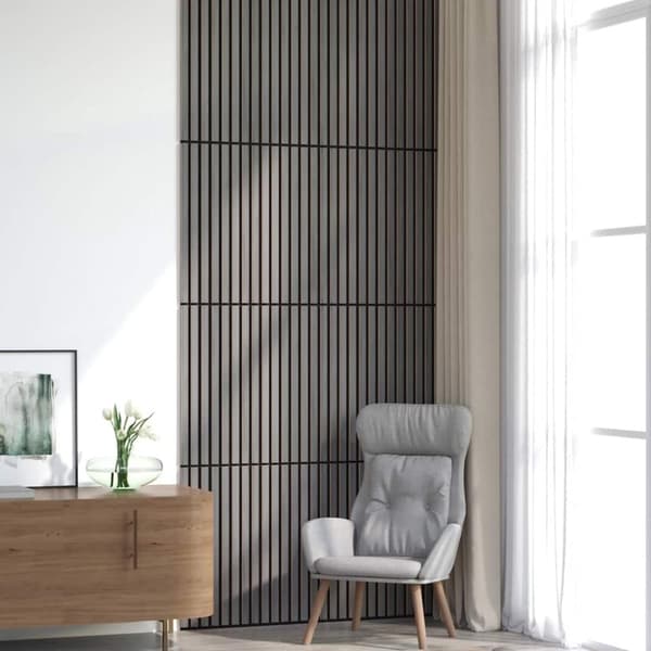 vidaXL Akustiset seinäpaneelit 8 kpl Säle 60,5x60 cm tammiviilu