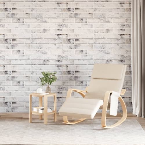 Väggpaneler 3D 10 st ljusgrå 100x50 cm EPS