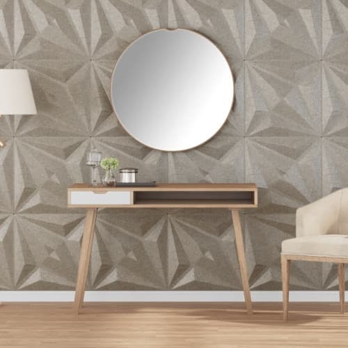 Väggpaneler 12 st beton 50x50 cm XPS 3 m² stjärna