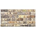 Miniatyrbild 2 av 2: Väggpaneler 3D flerfärgat tegel 10 st EPS