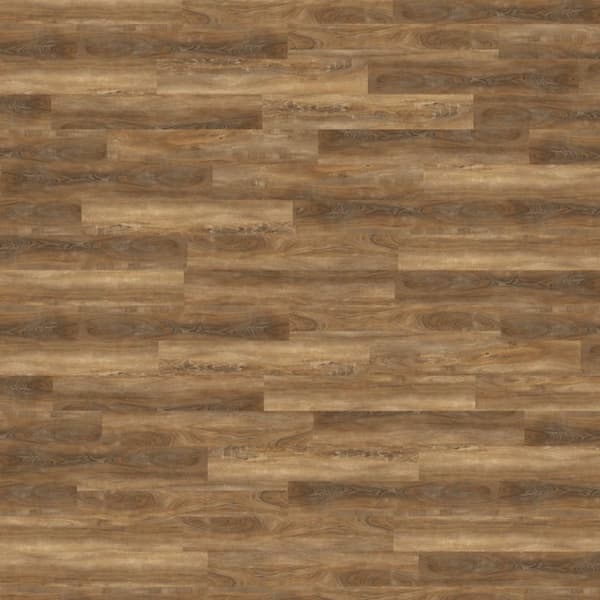 Väggpaneler träimitation brun PVC 4,12 m²