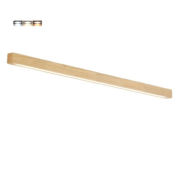 LED Væglampe, Tricolor Lysmuligheder, 60 cm Størrelse,Tricolor nr RC, lys farve 120cm