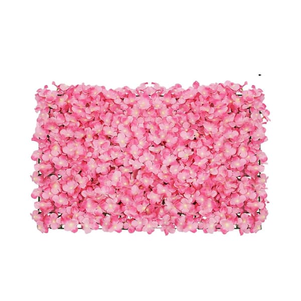 Konstgjorda Blomväggspaneler, Elegant Rosa Dekor, Lätta att Installera,Rosa