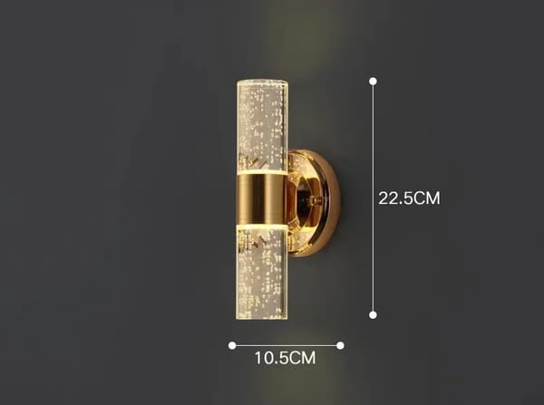 Guld Vanity Lys, Moderne Væglamper, LED Belysning,A, 6-10W, Varm Hvid (2700-3500K)