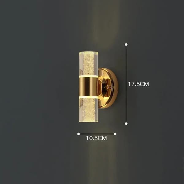 Guld Vanity-lampor, Moderna Vägglampor, LED-belysning,Varm vit (2700-3500K), 6-10W, E