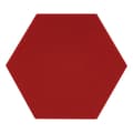 Miniatyrbillede 2 af 2: Akustiske skumpaneler, hexagonal form, lydabsorption, polyesterfiber,Rød, 9mm