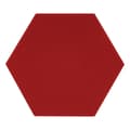 Miniatyrbillede 1 af 2: Akustiske skumpaneler, hexagonal form, lydabsorption, polyesterfiber,Rød, 9mm