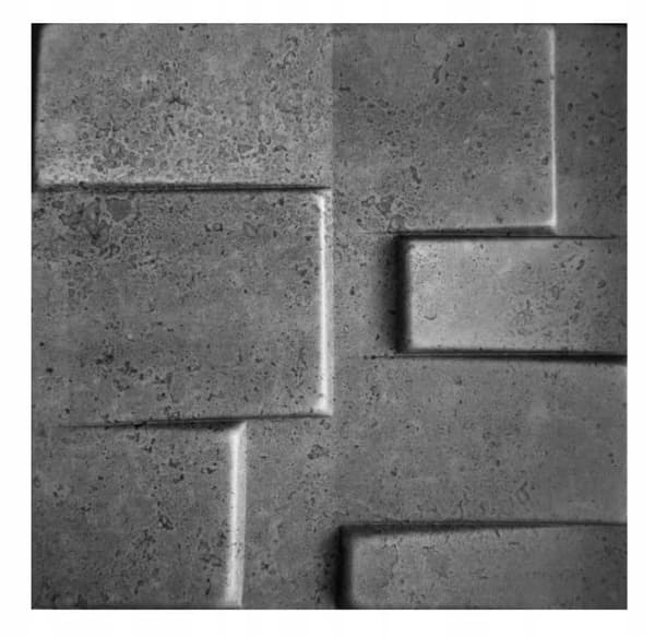 Dekorativa väggpaneler grafitfärgade tegelväggar 50x50 cm 8-pack