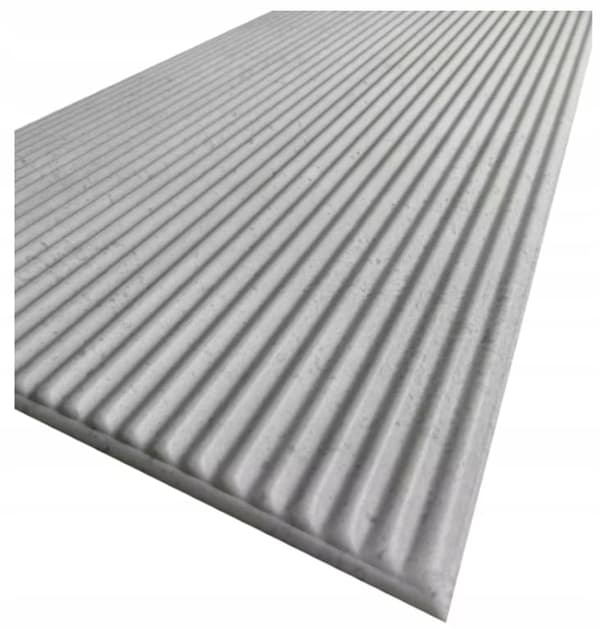 Dekorative vægpaneler 100x50 cm pakke med 8 grå