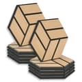 Miniatyrbillede 1 af 11: Akustiske Paneler, Hexagon Honeycomb, 30x26 cm, Naturlig Eg