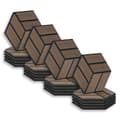 Miniatyrbild 1 av 11: Akustiska paneler, Hexagon Honeycomb, 30x26 cm, Brun
