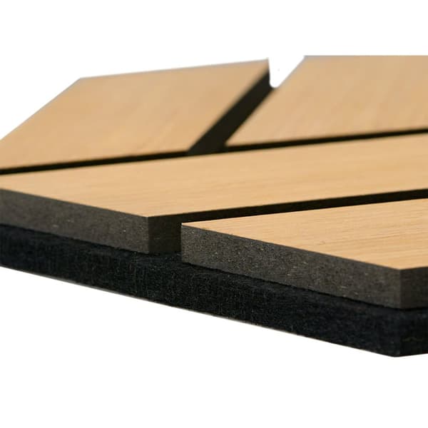 Akustiske Paneler, Hexagon Honningkage, 30x26 cm, Naturlig Eg