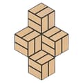 Miniatyrbillede 9 af 11: Akustiske Paneler, Hexagon Honningkage, 30x26 cm, Naturlig Eg