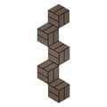 Miniatyrbillede 10 af 11: Akustiske Paneler, Hexagon Honningkage, 30x26 cm, Brun