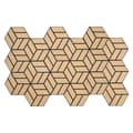 Miniatyrbillede 11 af 11: Akustiske paneler, 30x26 cm, Naturlig Eg