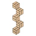 Miniatyrbillede 10 af 11: Akustiske Paneler, Hexagon Honningkage, 30x26 cm, Naturlig Eg