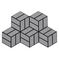 Miniatyrbild 9 av 11: Akustiska Paneler, Hexagon Honeycomb, 30x26 cm, Grå
