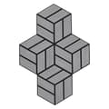 Miniatyrbillede 9 af 11: Akustiske Paneler, Hexagon Honningkage, 30x26 cm, Grå
