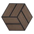 Miniatyrbild 8 av 11: Akustiska Paneler, Hexagon Honeycomb, 30x26 cm, Brun